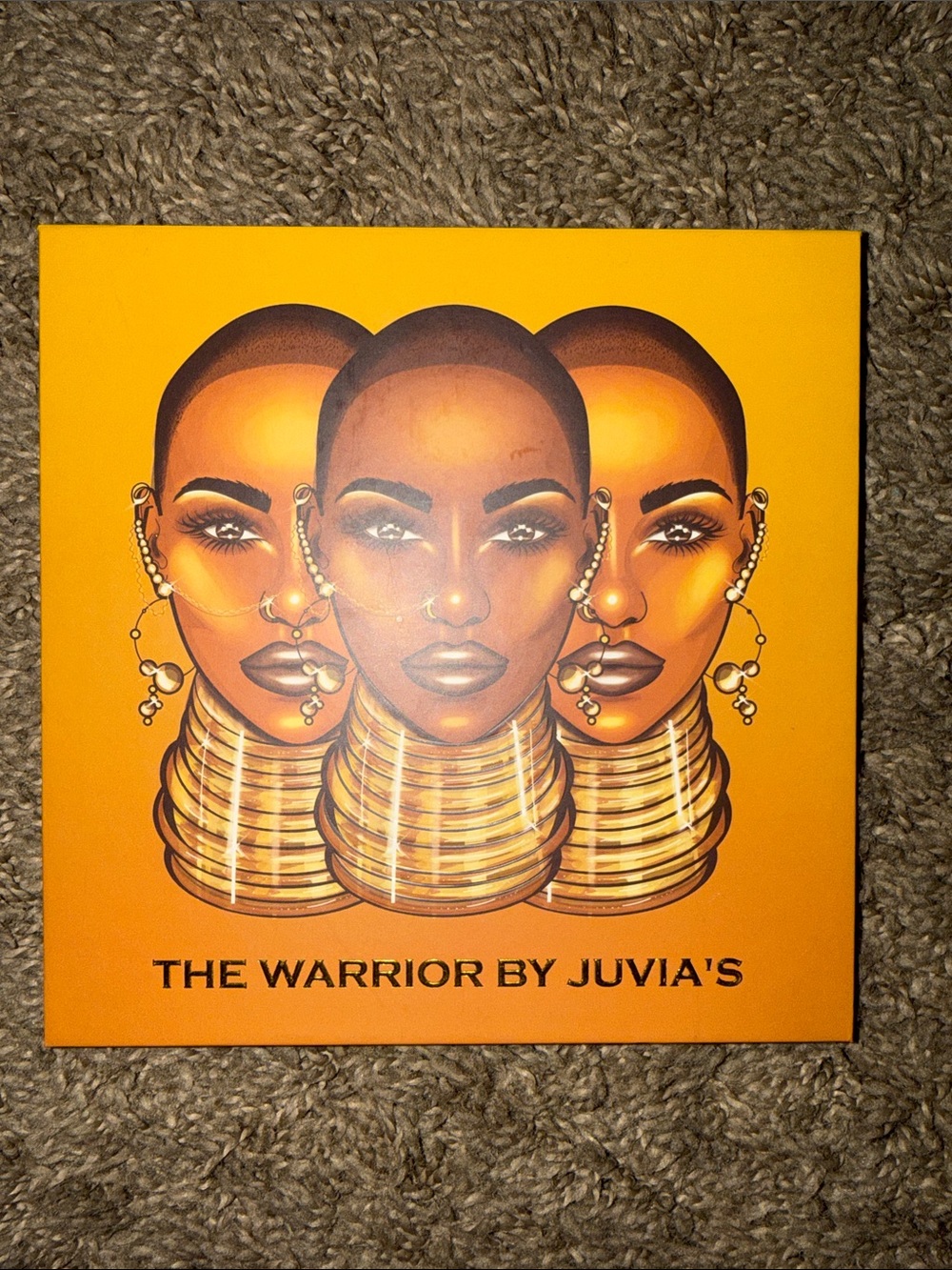 The Warrior by Juvia's Makeup Palette - lightly swatched no box
